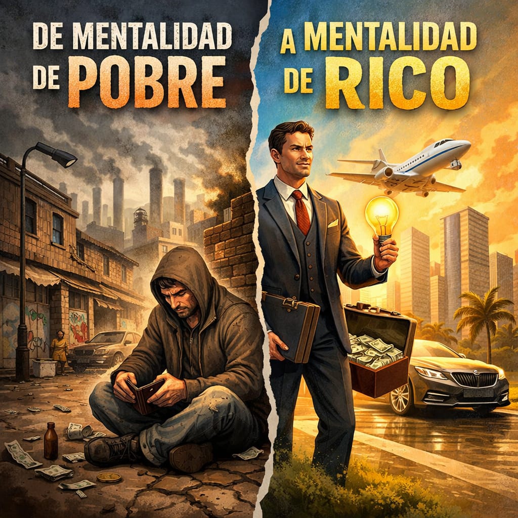 Diferencia de como piensa un pobre y un rico
